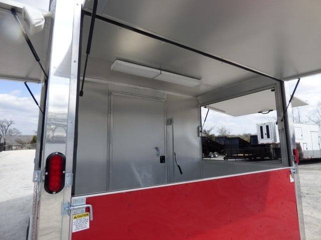 Concession Trailer 8.5′ X 15′ Red – Food Event Catering Concession — photo 4