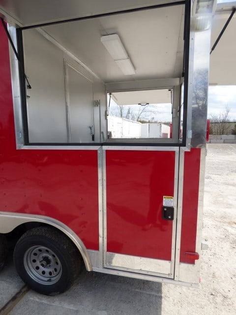 Concession Trailer 8.5′ X 15′ Red – Food Event Catering Concession — photo 2