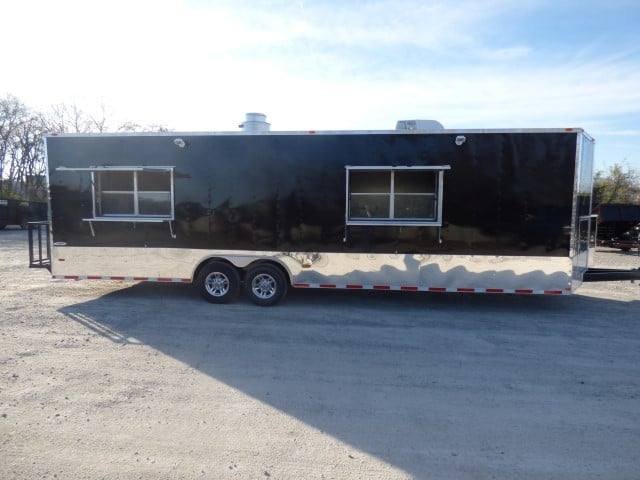 Concession Trailer 8.5′ X 30′ Black – Food Event Catering — photo 15