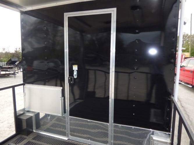 8.5′ x 26′ Concession Trailer Black BBQ Food Event Catering — photo 12