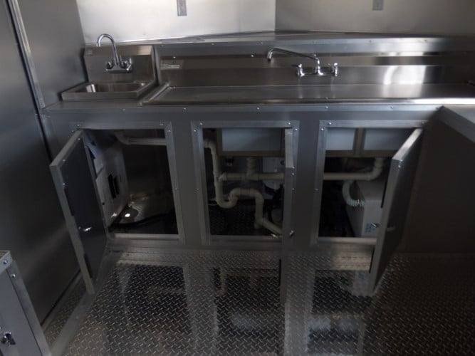 8.5′ x 26′ Concession Trailer Black BBQ Food Event Catering — photo 3