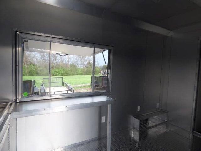 Concession Trailer 8.5′ X 30′ Black – BBQ Event and Catering — photo 3