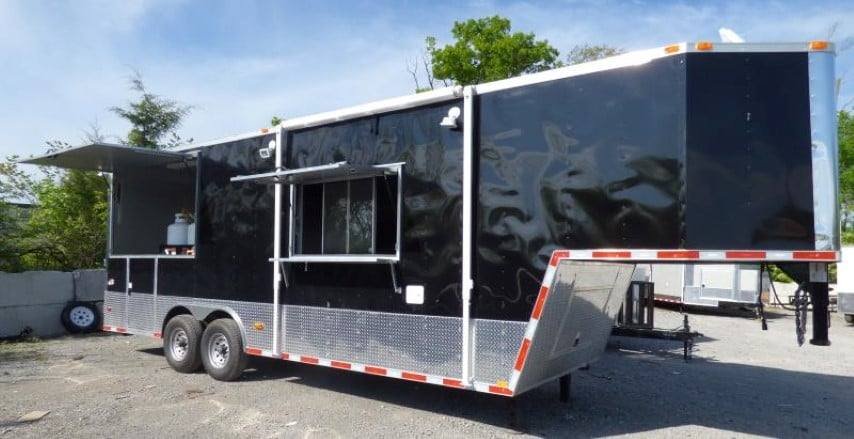 Concession Trailer 8.5′ X 30′ Black – BBQ Event and Catering — photo 15