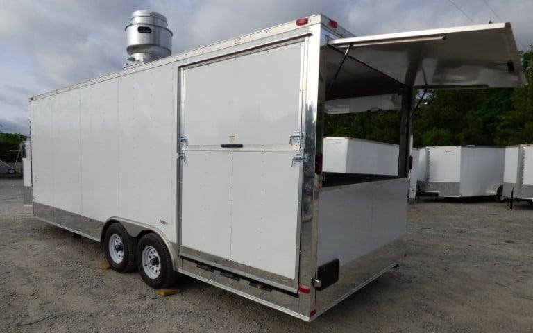 Concession Trailer White 8.5 X 22 – Food Event Catering — photo 9