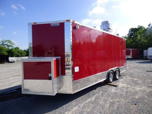 Concession Trailer 8.5 X 18 Red – Food Event Catering — photo 15
