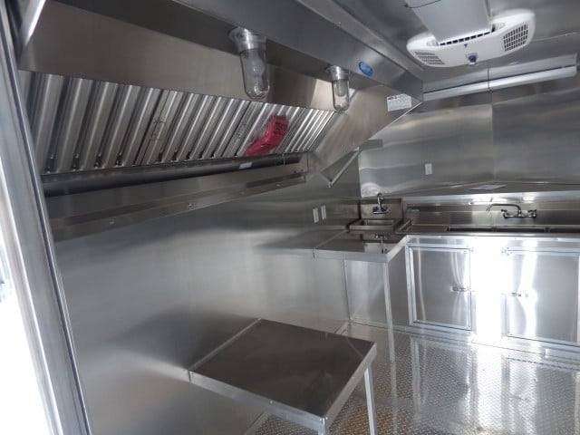 Concession Trailer 8.5 X 20 White BBQ Food Event Catering — photo 4