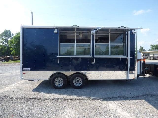 Concession Trailer 8.5 X 18 Indigo Blue – Food Event Catering — photo 10