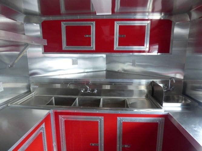 8.5′ x 24′ Concession Food Trailer BBQ Smoker Concession — photo 4
