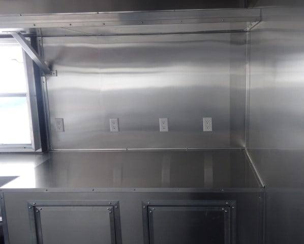 8.5′ x 20′ White Event Catering Concession Food Trailer — photo 14
