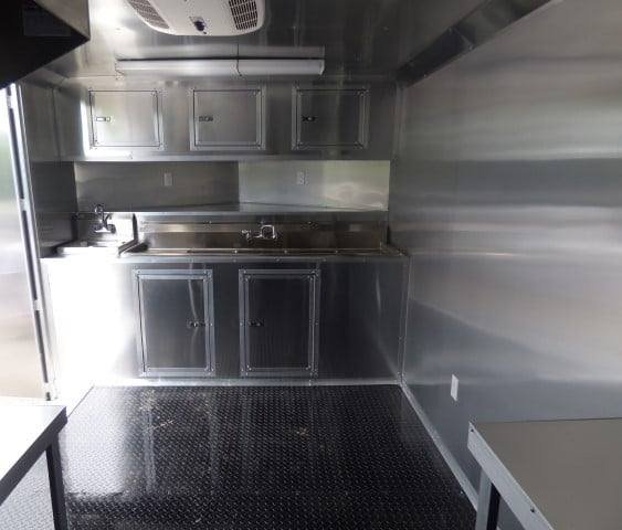 8.5′ x 20′ White Event Catering Concession Food Trailer — photo 13