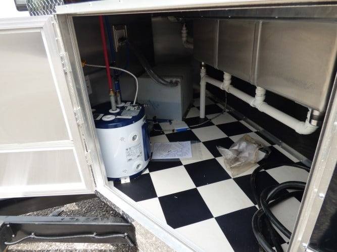 8.5′ x 14′ Black Concession BBQ Food Event Catering Trailer — photo 3