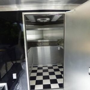 8.5 x 14 BBQ concession trailer with smoker deck and kitchen - view 13