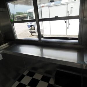 8.5 x 14 BBQ concession trailer with smoker deck and kitchen - view 8
