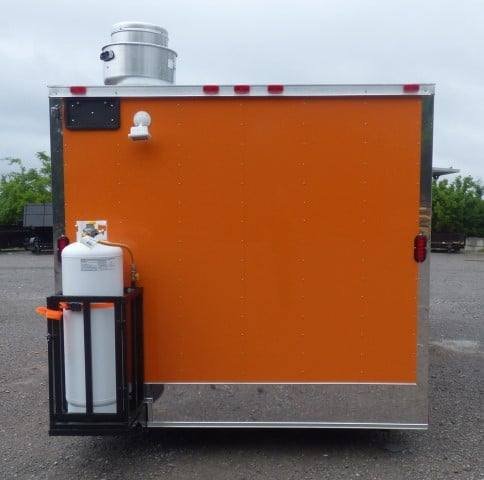 8.5′ x 16′ Orange Event Catering Concession Food Trailer — photo 6
