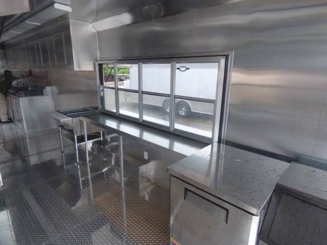 8.5′ x 40′ Gray Gooseneck Event Catering Concession Food Trailer — photo 6