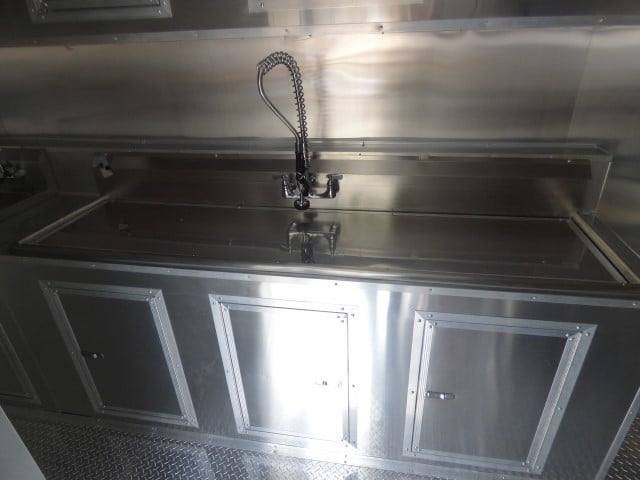 8.5′ x 40′ Gray Gooseneck Event Catering Concession Food Trailer — photo 7