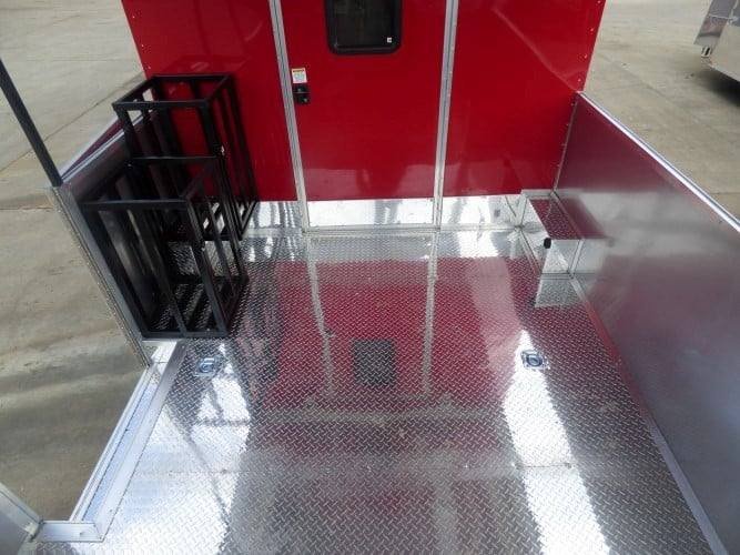 8.5′ x 28′ Concession Red BBQ Food Event Catering Trailer — photo 7