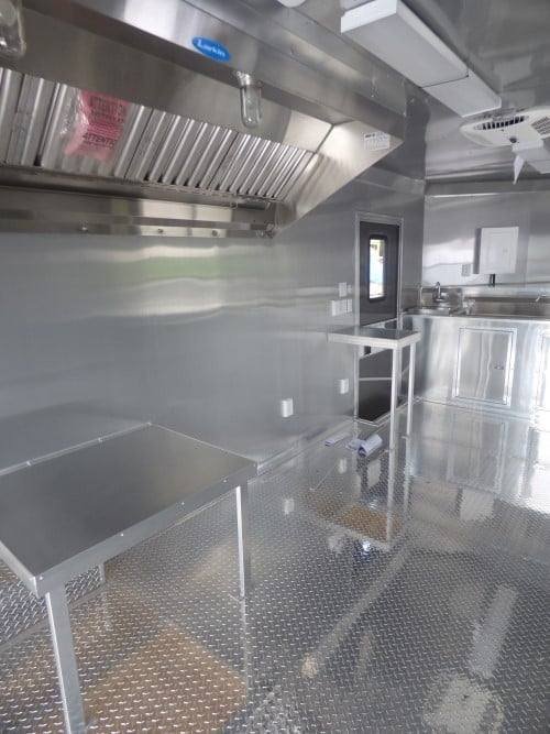8.5′ x 28′ Concession Red BBQ Food Event Catering Trailer — photo 13