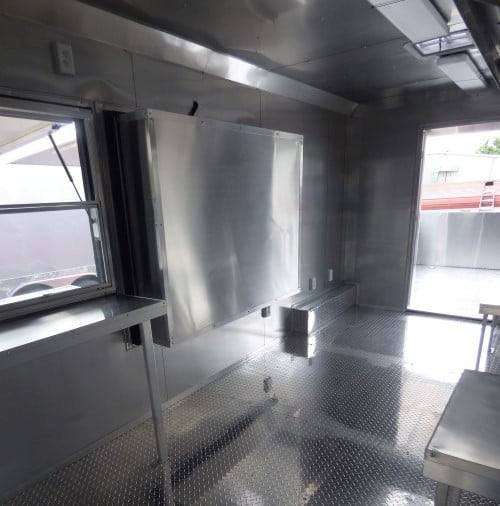 8.5′ x 28′ Concession Red BBQ Food Event Catering Trailer — photo 3
