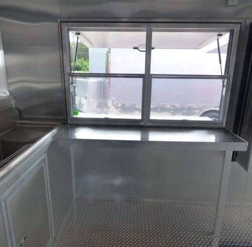 8.5′ x 28′ Concession Red BBQ Food Event Catering Trailer — photo 5