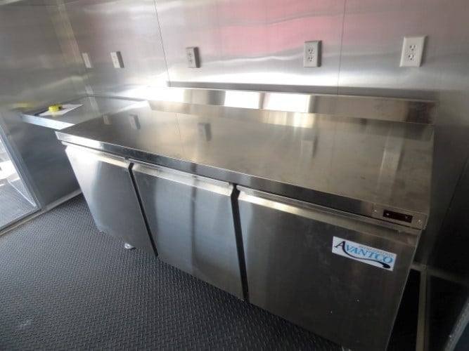 8.5′ x 20′ Concession Food Trailer Charcoal Grey Catering Event — photo 12