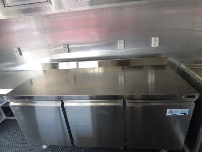 8.5′ x 20′ Concession Food Trailer Charcoal Grey Catering Event — photo 15
