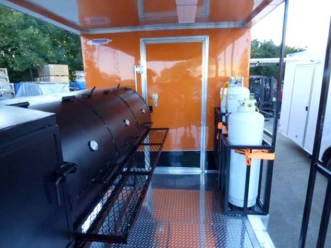 8.5′ x 30′ Concession Food Trailer Orange With Appliances — photo 12