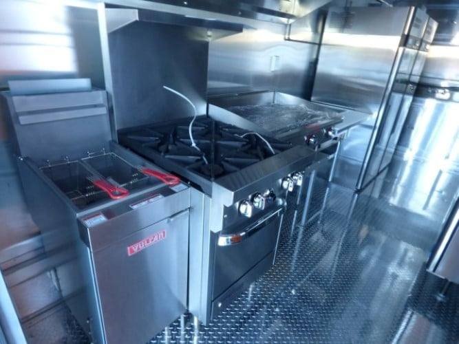 8.5′ x 30′ Concession Food Trailer Orange With Appliances — photo 10