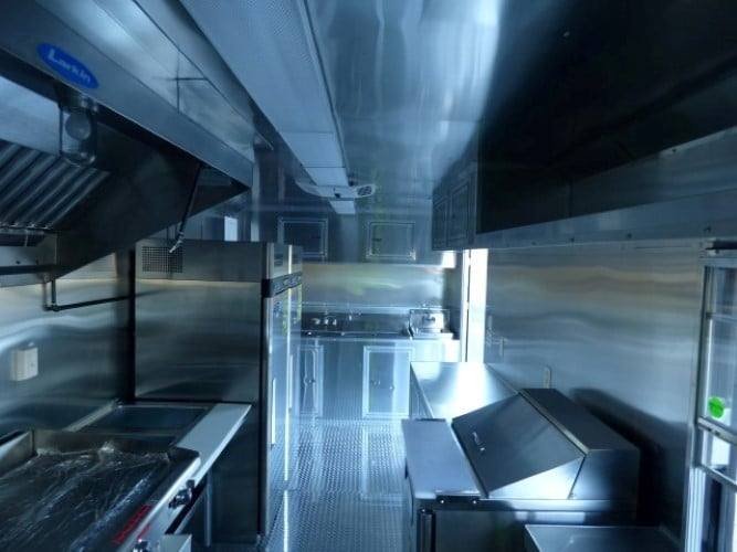8.5′ x 30′ Concession Food Trailer Orange With Appliances — photo 5