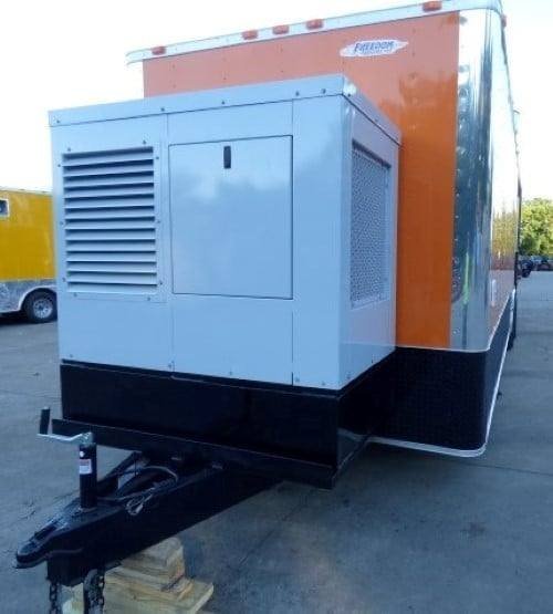 8.5′ x 30′ Concession Food Trailer Orange With Appliances — photo 3
