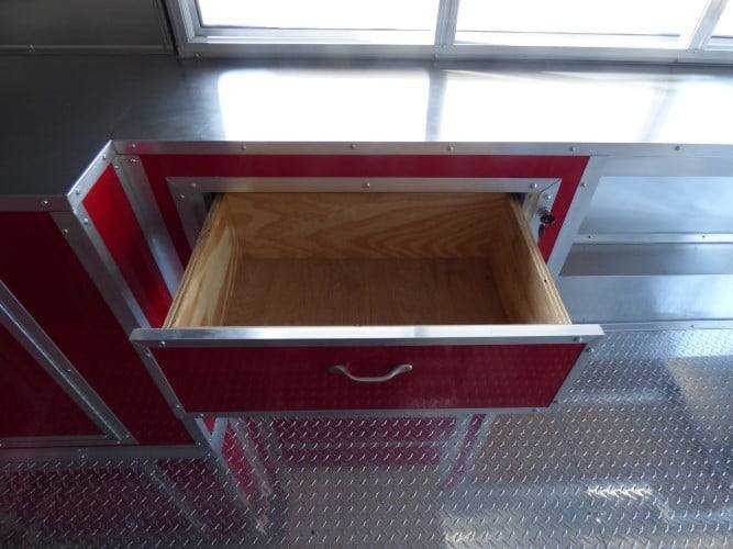 8.5′ x 16′ Concession Trailer Red Catering Event — photo 4
