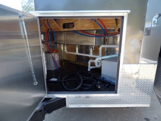 8.5′ x 20′ Concession Trailer Charcoal Gray BBQ Food Event Catering — photo 2