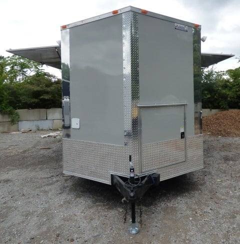 Concession Trailer 8.5′ X 26′ Dove Gray – Food Event Catering — photo 12