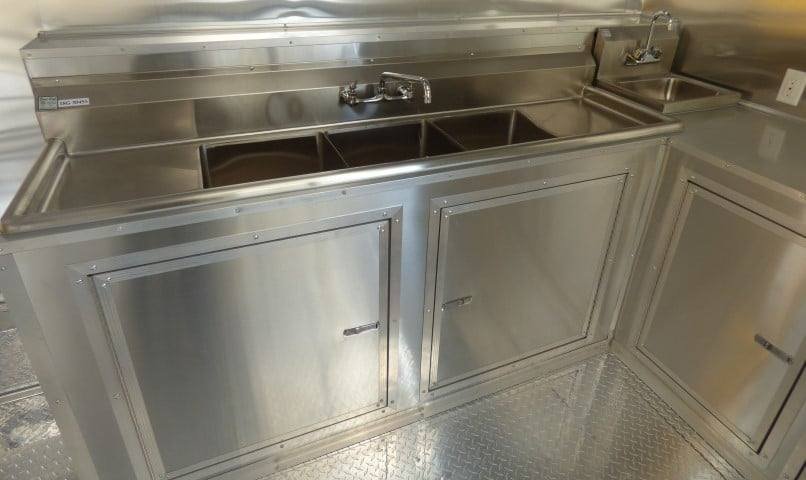 Concession Trailer 8.5′ X 16′ Indigo Blue – Food Event Catering — photo 15