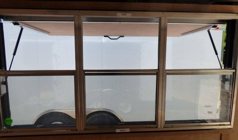 Concession Trailer 7’x16′ White with serving window — photo 9