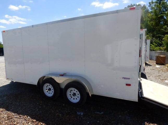 Concession Trailer 7’x16′ White with serving window — photo 13