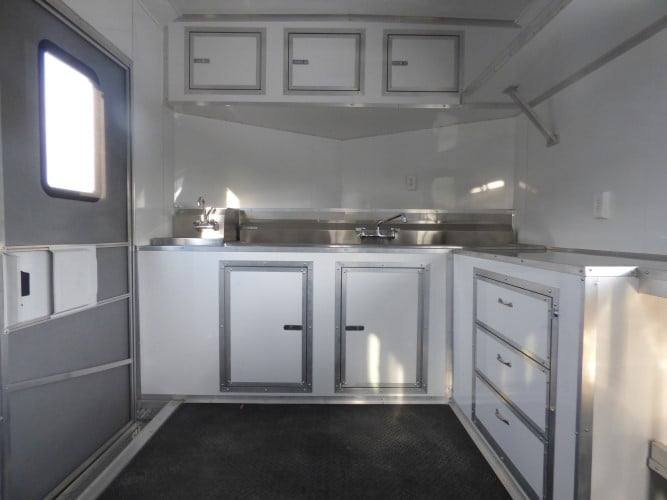 8.5′ x 26′ Concession White BBQ Food Trailer With Appliances — photo 7
