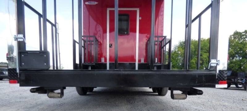 8.5′ x 26′ Concession BBQ Food Trailer Red Catering Event — photo 12