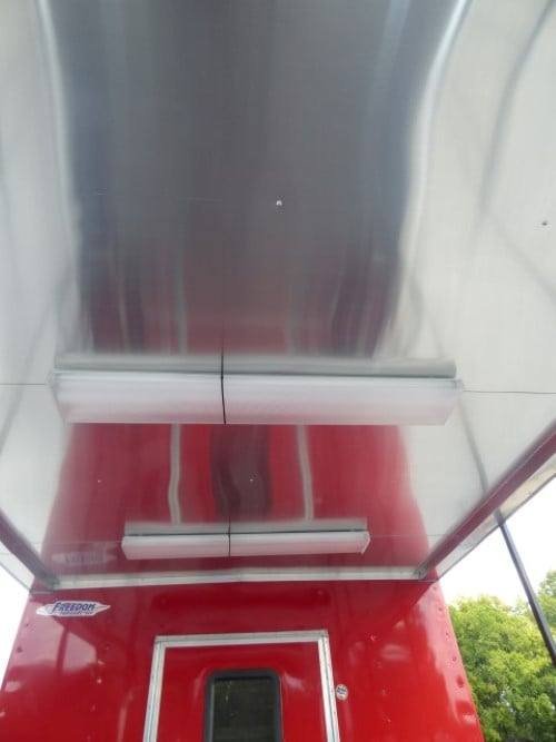 8.5′ x 26′ Concession BBQ Food Trailer Red Catering Event — photo 9