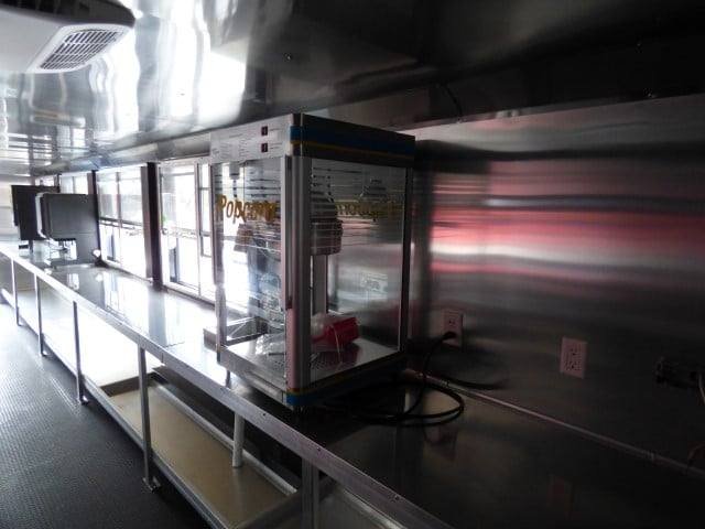 8.5′ x 30′ Silver Frost Concession Food Trailer With Appliances — photo 11