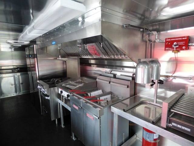 8.5′ x 30′ Silver Frost Concession Food Trailer With Appliances — photo 8