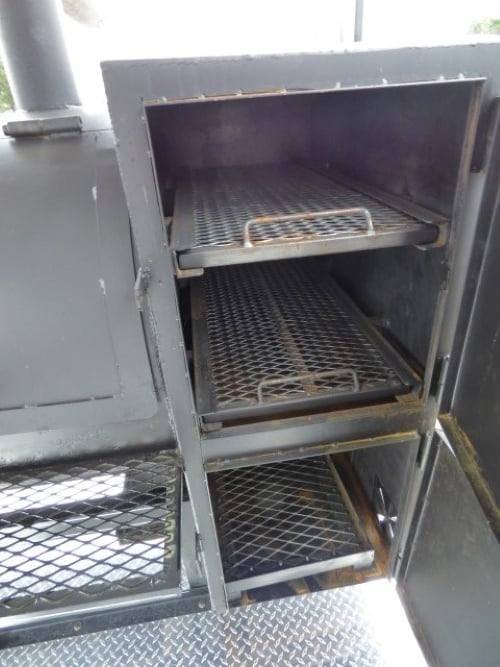 8.5′ x 28′ Concession Food Trailer White BBQ Catering Event — photo 8