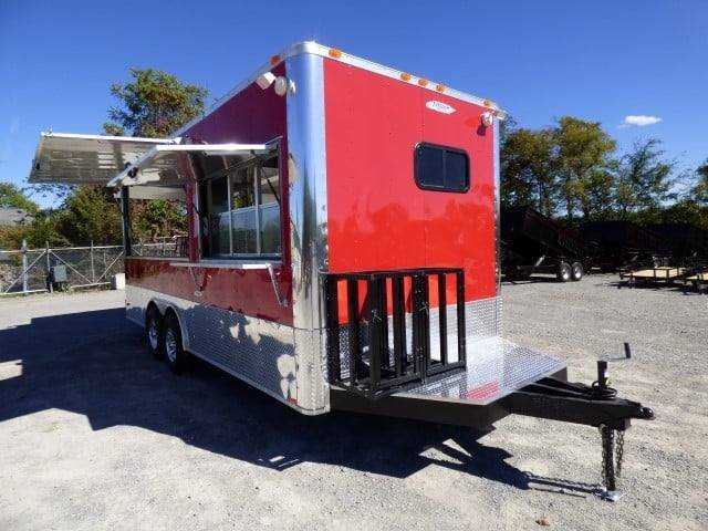 8.5′ x 20′ Concession Food Trailer Red Kettle Corn Catering Event — photo 12