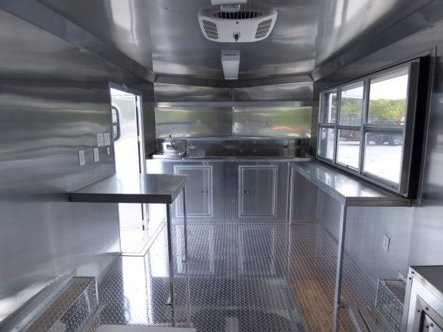 8.5′ x 18′ White Event Catering Concession Food Trailer — photo 7