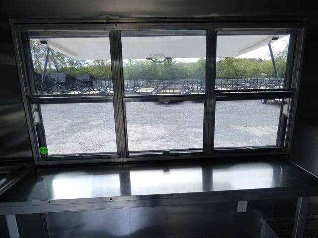 8.5′ x 18′ White Event Catering Concession Food Trailer — photo 9