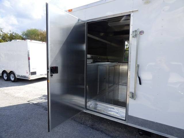 8.5′ x 18′ White Event Catering Concession Food Trailer — photo 14