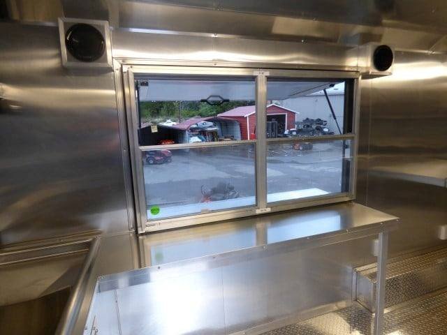 8.5′ x 18′ White Catering Event Concession Food Trailer With Appliances — photo 5