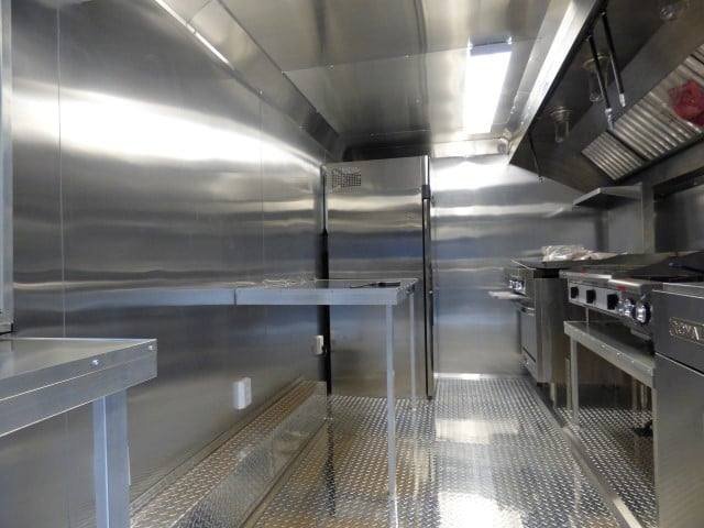 8.5′ x 18′ White Catering Event Concession Food Trailer With Appliances — photo 14