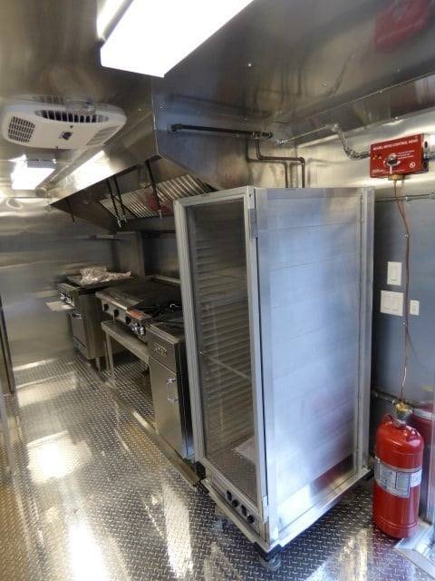 8.5′ x 18′ White Catering Event Concession Food Trailer With Appliances — photo 6