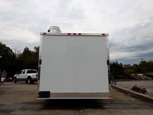 8.5′ x 18′ White Catering Event Concession Food Trailer With Appliances — photo 12